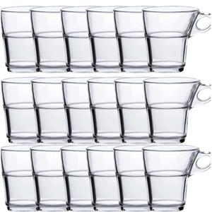 Duralex 24x Koffie/espresso Glazen Transparant 90 Ml Caprice - Koffie- En Theeglazen
