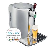 Krups Bierbrouwer Beertender - Vb700e00 - Compatibele 5l Vaten - Chrome