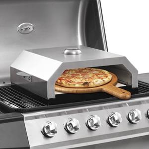 vidaXL Pizzaofen mit Keramikstein für Gas-Kohlegrill 