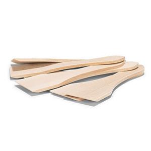 Gourmetspatels 13 Cm Hout Naturel 6-delig