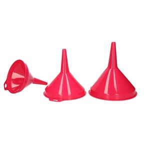 Forte Plastics Trechters Set Groot Fuchsia Roze 3-delig - Trechters