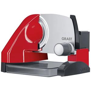 Graef Allesschneider SlicedKitchen S 50003, 170 W, inkl. Aufbewahrungsbox & MiniSlice-Aufsatz, rot