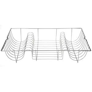 Bellatio Afdruiprek 48 x 33 x 10 cm van chroom - uitdruiprek / bordenrek - Afwasrek