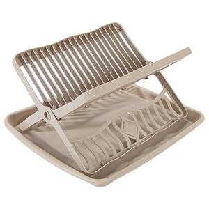 Hega Hogar Beige afdruiprek 2-laags met lekbak x 35 x 18 cm -