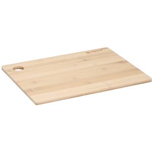 Alpina Set van 1x stuks snijplanken naturel rand 23 x 30 cm van bamboe hout -