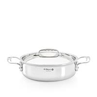 De Buyer Affinity Bratentopf nieder 24 cm / 2,6 L - Edelstahl-Mehrschichtmaterial