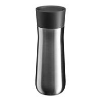 WMF Thermobecher, Cromargan Edelstahl rostfrei 18/10, 360°-Trinköffnung, Kaffeebecher to go hält Getränke 8h heiß/12h kalt