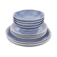 Butlers ATLANTIS Geschirr-Set 12-tlg. blau