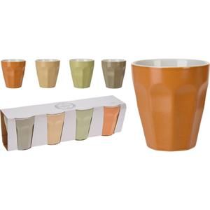 Neuetischkultur Trinkbecher-Set 250 ml, 4 Stück Pastellfarben bunt