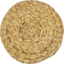 Krumble Placemat - Rotan - Diameter 30 cm - Lichtbruin