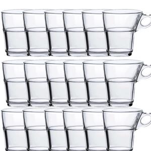 Duralex 18x Koffie/espresso Glazen Transparant 90 Ml Caprice - Koffie- En Theeglazen