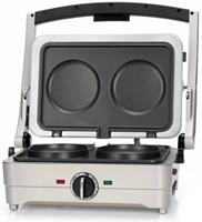 Cuisinart Kontaktgrill 3-in-1 Elektrogrill, Waffel & Omelette Maker, GRSM3E, 1000 W