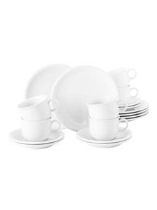 Seltmann Weiden Kaffeeservice »Compact« (18-tlg), Porzellan, Mikrowellengeeignet