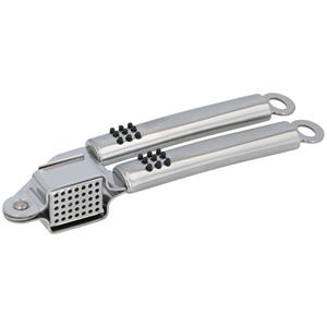 knoflookpers 20 cm Zilver