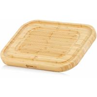 MAHLZEIT Bambus Schneidebrett 40 x 30 x 3 cm | Schneidbrett Holz, Küchenbrett - 