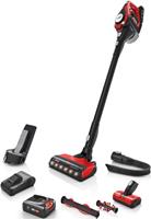 Bosch Akku-Stielstaubsauger BCS8224PET Unlimited Serie 8 Gen2, beutellos, Ideal für Haustierbesitzer, rot/schwarz