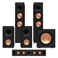 Klipsch  R-800F 5.1 Home cinema systeem - Zwart