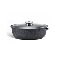 EDENBERG Edënbërg Stonetec Line uxe Braadpan Van Gesmeed Aluminium - Zwart, Gietaluminium