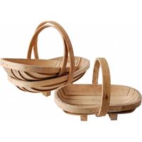 Esschert Design Engelse Oogstmand-set Wilgenhout 3-delig