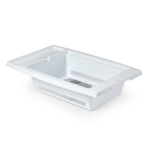 Forte Plastics Keuken Gootsteen/aanrecht Vergiet/afdruiprek Kunststof 43 X 27 X 10 Cm Wit - Afdruiprekken