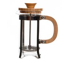 Shoppartners Cafetiere French Press Koffiezetter Bamboe 350 Ml - Cafetiere