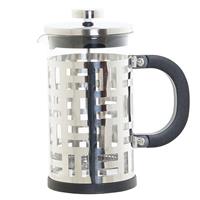 Kolben-kaffeemaschine Dkd Home Decor Schwarz Edelstahl Silber Borosilikatglas