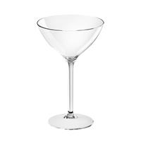 Santex 6x Martini James Glazen Transparant 300 Ml Van Onbreekbaar Kunststof - Cocktailglazen