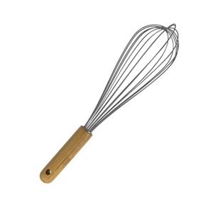 Shoppartners Garde/klopper Rvs Met Bamboe Handvat 30 Cm - Keuken Gardes