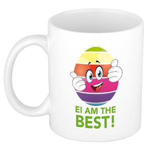 Bellatio Ei Am The Best Mok/ Beker - Pasen Mokken - Feest Mokken