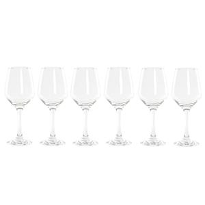Shoppartners 12x Stuks Witte Wijn Glazen 320 Ml Van Glas - Wijnglazen