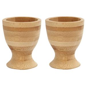 2x Stuks Eierdopjes Van Hout 6 Cm - Eierdopjes