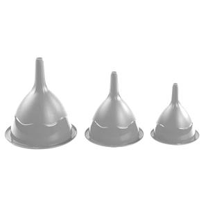 Trechters Set Groot Zilvergrijs 3-delig - 11/13/16 Cm Doorsnede - Trechters