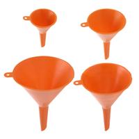 BIGBUY COOKING Trichter Satz Orange Pvc (4 Stücke)