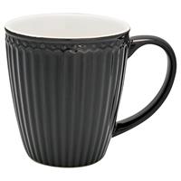 Greengate Becher »Greengate Becher ALICE DARK GREY Grau«