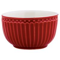 Greengate Schüssel Alice Mini Bowl red 8,5 cm, Stoneware, (Schüsseln & Schalen)
