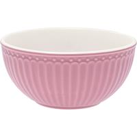 GreenGate Ontbijtschaaltje Alice dusty rose Ø 14cm 500ml