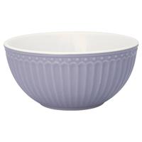 GreenGate Ontbijtschaaltje Alice lavender Ø 14 cm 500 ml