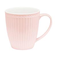 GreenGate Koffiemok Alice lichtroze 300 ml - H 10 cm - Ø 9.5 cm