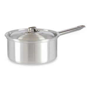 Kinvara Steelpan/sauspan/juspan zilverkleurig 30 x 18 x 10 cm van 1.5 liter aluminium teelpannen