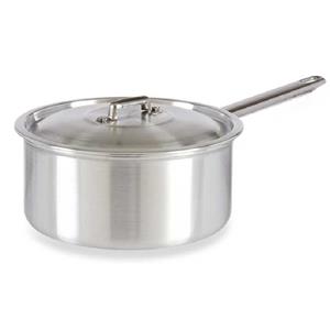 Kinvara Steelpan/sauspan/juspan zilverkleurig 38 x 22 x 12 cm van 3 liter aluminium teelpannen