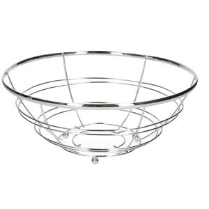 Arte R Medium-size fruitschaal Chrome metal rond 28 x 11 cm