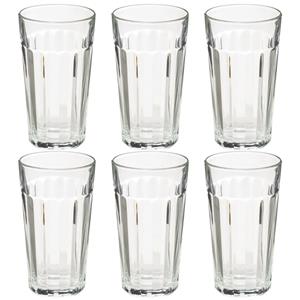 Secret De Gourmet Set van 12x stuks water/sap glazen Lorenz 350 ml van glas - Drinkglazen - Waterglazen