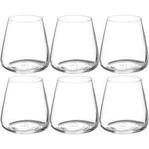 Secret De Gourmet Set van 12x stuks tumbler glazen Selenga 430 ml van glas - Drinkglazen - Waterglazen