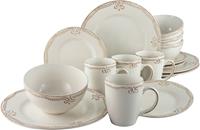 Creatable Kombiservice Romantic Vintage, (Set, 16 tlg.), edles Perlenrelief, nostalgisches Design