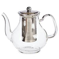 Vivalto Glazen theepot 1100 ml met filter/infuser en handvat -
