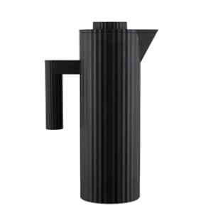 Alessi Thermoskanne Plissé Schwarz - 1 Liter