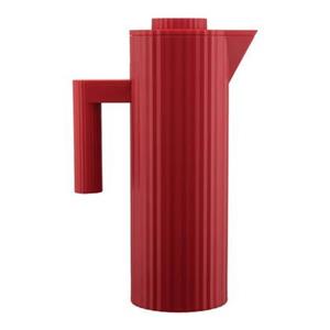 Alessi Thermoskanne Plissé Rot - 1 Liter