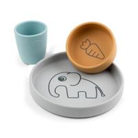 Done by Deer™ Geschirr-Set Elphee Farbmix, Silikon