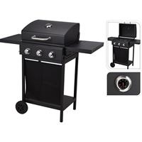 BIGBUY BBQ Gasgrill Schwarz (139 X 56,5 X 106 Cm)