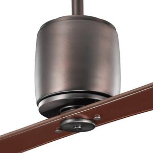 KICHLER Deckenventilator Ferron, Flügel bronze geölt